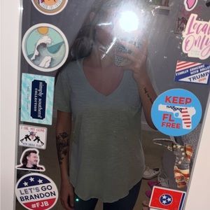 Altar’d state minty green pocket T